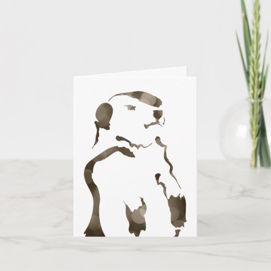 グラウンドホッグ《写真》ぼけ味 カード (正面)