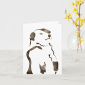 グラウンドホッグ《写真》ぼけ味 カード (黄色い花)