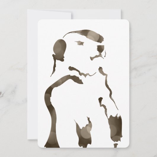 グラウンドホッグ《写真》ぼけ味 招待状 (正面)