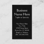 グラウンドホッグ 名刺 (裏面)