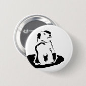 グラウンドホッグ 缶バッジ (正面&裏面)