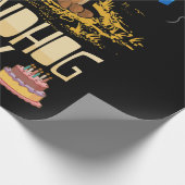 グラウンドホ生まれッグデーに出た – グラウンドホッグ誕生日 ラッピングペーパー (角)