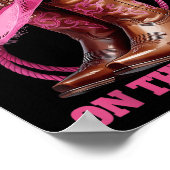 グラウンドリおもしろいネダンスウェスタンCのかわいいブーツ ポスター (角)