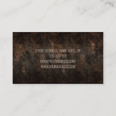 グラウンドワークス造園アーキテクトブラウングラウンド 名刺 (裏面)