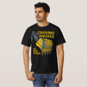 グラウンド・ブレイカー 土木工事部 建設業 Tシャツ (正面フル)