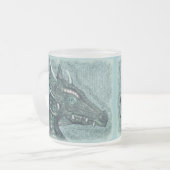 グラエールザマジカルシャンドラゴンファンタジーアート フロストグラスマグカップ (正面左)