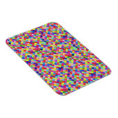 グラカラフルフ紙の四角形パターン マグネット (右側)