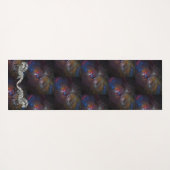 グラカリスマ星雲という名のアイスランドホース ヨガマット (裏面(横))