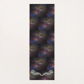 グラカリスマ星雲という名のアイスランドホース ヨガマット (裏面)