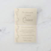 グラシアスエレガントシャンパンフィエスタデクリンスペインのス サンキューカード (内部)