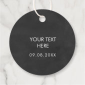 グラシアスギフトラベル結婚sありがとうChalkboard フェイバータグ (裏面)