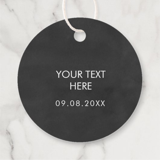 グラシアスギフトラベル結婚sありがとうChalkboard フェイバータグ (裏面)