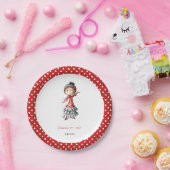 グラシアススペインのテーマセビラナダンサー ペーパープレート (パーティー)