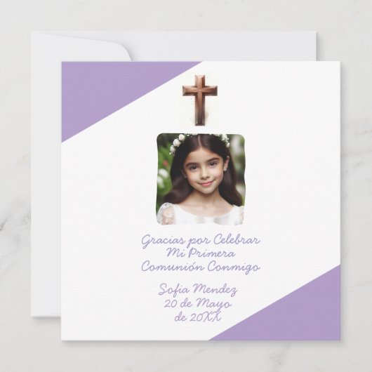 グラシアスパールセレブラーミプリメラコムニオンコンフォト シーズンカード (正面)