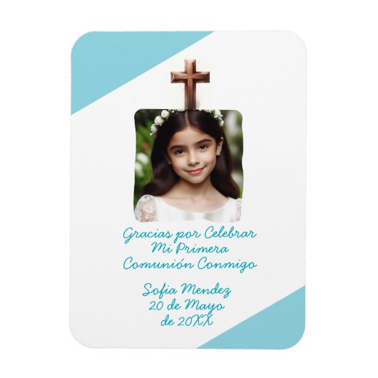 グラシアスパールセレブラーミプリメラコムニオンコンフォト マグネット (縦)