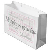 グラシアスペインのス/感謝していユー抱き枕 ラージペーパーバッグ (裏面アングル)