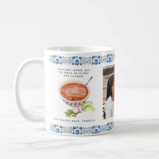 グラシアスママ | ソパデレトラ3フォトコラージュ コーヒーマグカップ (左)