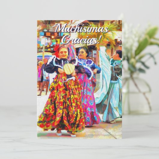 グラシアスメキシコフェスティバルダンサー2549カード サンキューカード (スタンド正面)