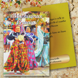 グラシアスメキシコフェスティバルダンサー2549カード サンキューカード