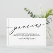 グラシアモダンス写真スペインの葬儀 サンキューカード (スタンド正面)