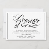 グラシモダンアス·フスペインのォト葬儀 サンキューカード (正面)