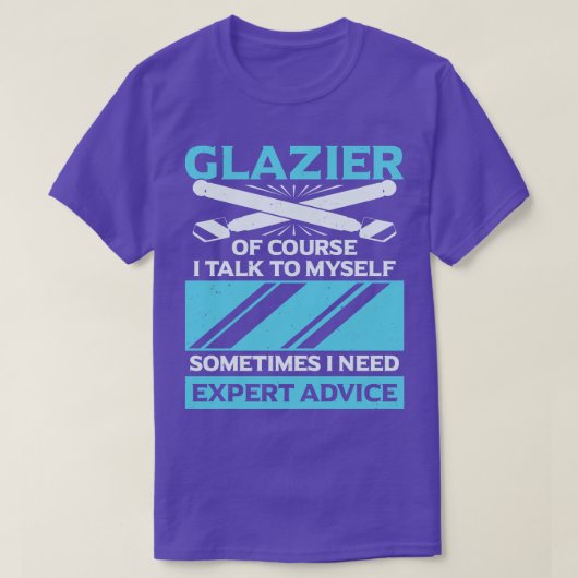グラジェおもしろいウインドウガラスのインストーラの贈り物 Tシャツ (デザイン正面)