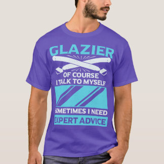 グラジェおもしろいウインドウガラスのインストーラの贈り物 Tシャツ