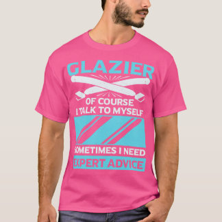 グラジェおもしろいウインドウガラスのインストーラの贈り物 Tシャツ
