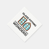 グラジェ窓ガラス取付けフィッターガラス工芸品 スタンダードカクテルナプキン (角)