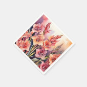 グラジエレガントオラス水彩 スタンダードカクテルナプキン (角)