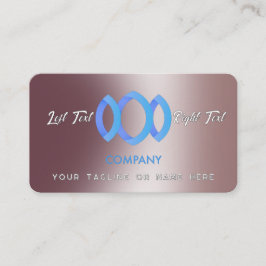 グラジエントモダンメタリック粉末ピンクテンプレート 名刺