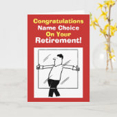 グラジエ退職 カード (黄色い花)