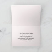 グラジオラスとヴィンテージ聖書悔やみや弔慰 カード (内部)