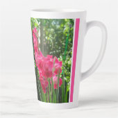 グラジオラスフラワーズコラージュラテマグ カフェラテマグ (右)