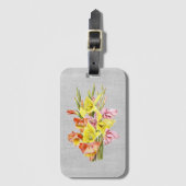 グラジオラス植物学 ラゲッジタグ (正面縦)