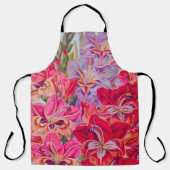 グラジオラス開花 エプロン (正面)