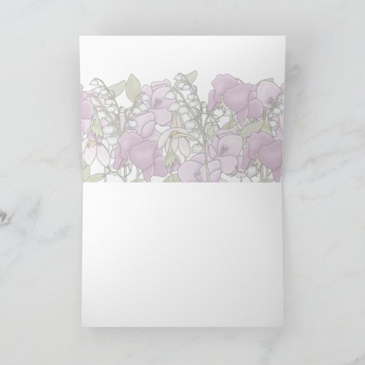 グラジオラス カード (内部)