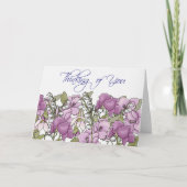 グラジオラス カード (正面)