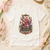 グラジオラス 永遠の力 八月の誕生花 Tシャツ
