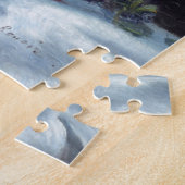 グラジオリが花瓶に入るオーガスト・ルノアール・アート ジグソーパズル (側面)