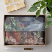 グラジオリが花瓶に入るオーガスト・ルノアール・アート 薄葉紙 (ギフト)