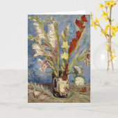 グラジオリと中国アスター | ビンセント・ヴァン・ゴッホ カード (黄色い花)