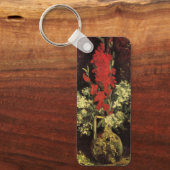 グラジオリと花瓶、カーネーションby Vincent van ゴッホ キーホルダー (正面)