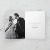 グラジオリスケッチホワイト結婚オンオレンジ感謝していズユー カード (内部)