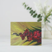 「グラジオリ」アクリル絵画ズ – はがき (スタンド正面)