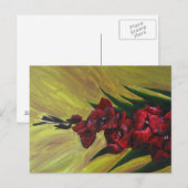 「グラジオリ」アクリル絵画ズ – はがき (正面/裏面)