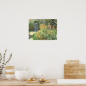 グラジオリ， 1876，クロード・モネ ポスター (キッチン)