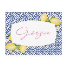 グラジーイタリアンレモン青瓦シャワーサンキュー