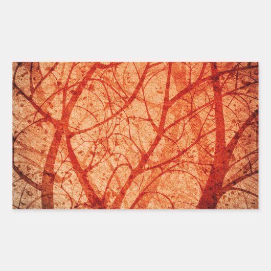 グラジー・フォレスト・ステッカー 長方形シール (正面)