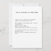 グラスおっちょこちょいのにキリン カード (裏面)